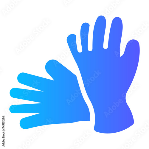 gloves Gradient icon