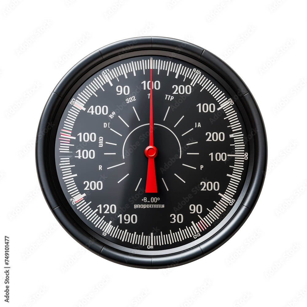 Speedometer isolated on transparent background Speedometer isolated on transparent background