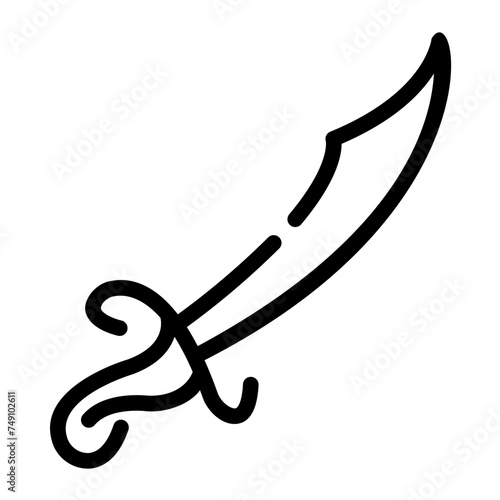 sabre Line Icon