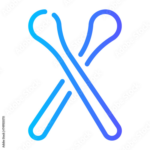 mallet Line Gradient Icon