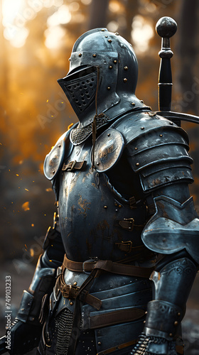 knight in armour, Generative AI