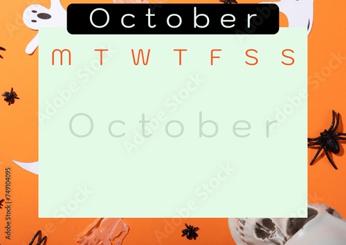 Plan Halloween with a spooky calendar