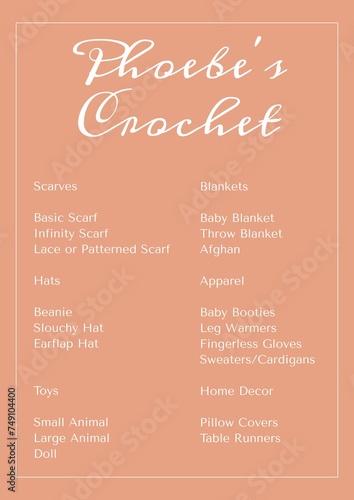 Promoting handcrafted creations, this crochet business template exudes warmth and artisanal charm
