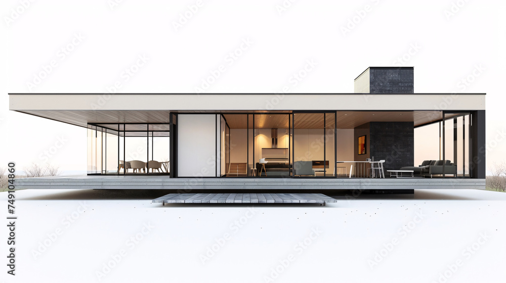 3d rendering of modern house, real estate business house house price concept illustration 3d rendering of modern house, real estate business house house price concept illustration