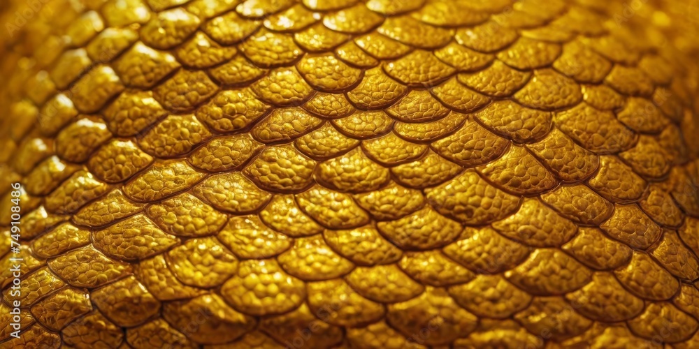 Background of the golden skin of alligator. Dragon scale Background of the golden skin of alligator. Dragon scale