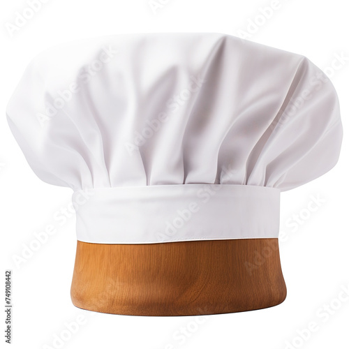 Chef hat isolated on transparent background Remove png, Clipping Path, pen tool