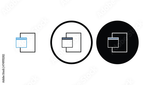 icon Object black outline for web site design 
and mobile dark mode apps 
Vector illustration on a white background