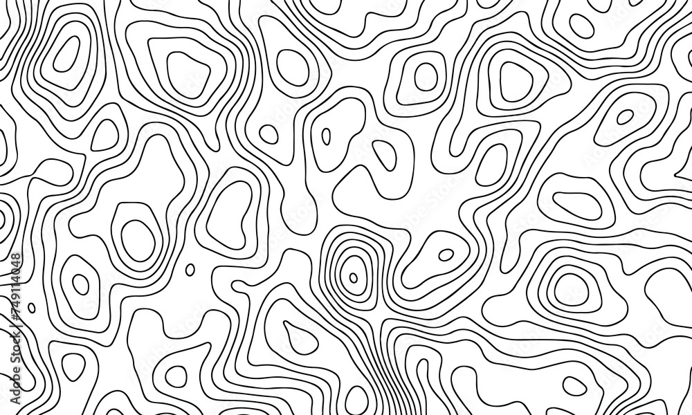 Vector pattern topographic map. Very suitable for mapping needs, background design, geology, geography, and so on. Vector pattern topographic map. Very suitable for mapping needs, background design, geology, geography, and so on.