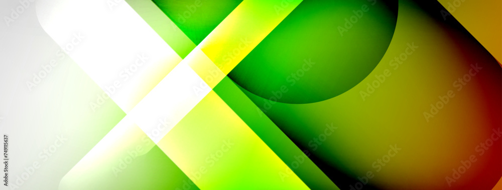 Abstract background - geometric composition created with lights and shadows. Technology or business digital template Abstract background - geometric composition created with lights and shadows. Technology or business digital template