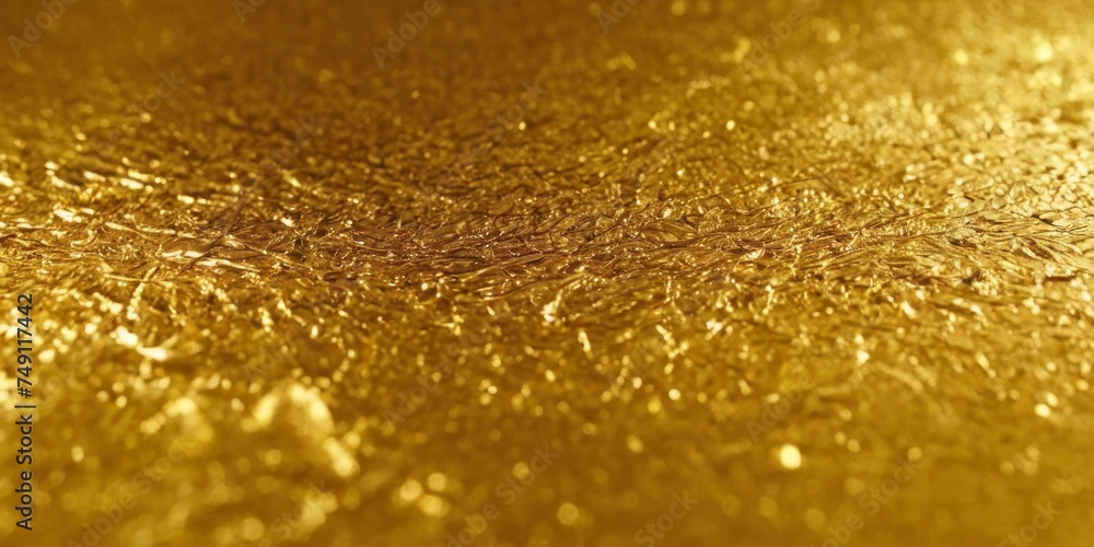 Gold foil background with light reflections Gold foil background with light reflections