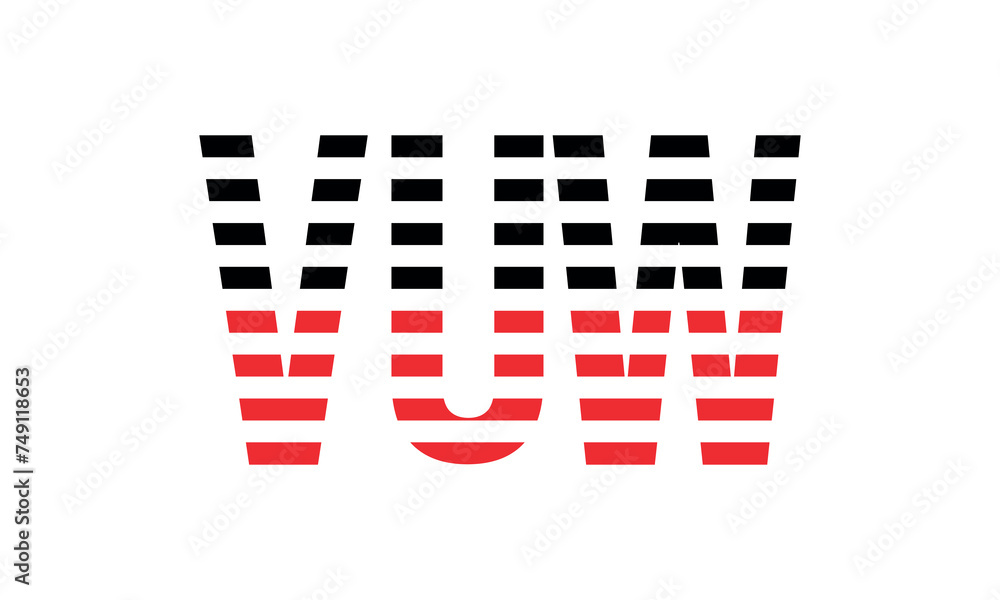 VUW three initial letter iconic line negative space minimal logo design vector template. monogram, abstract, wordmark, business, typography, minimalist, brand, company, flat, modern, unique, simple VUW three initial letter iconic line negative space minimal logo design vector template. monogram, abstract, wordmark, business, typography, minimalist, brand, company, flat, modern, unique, simple