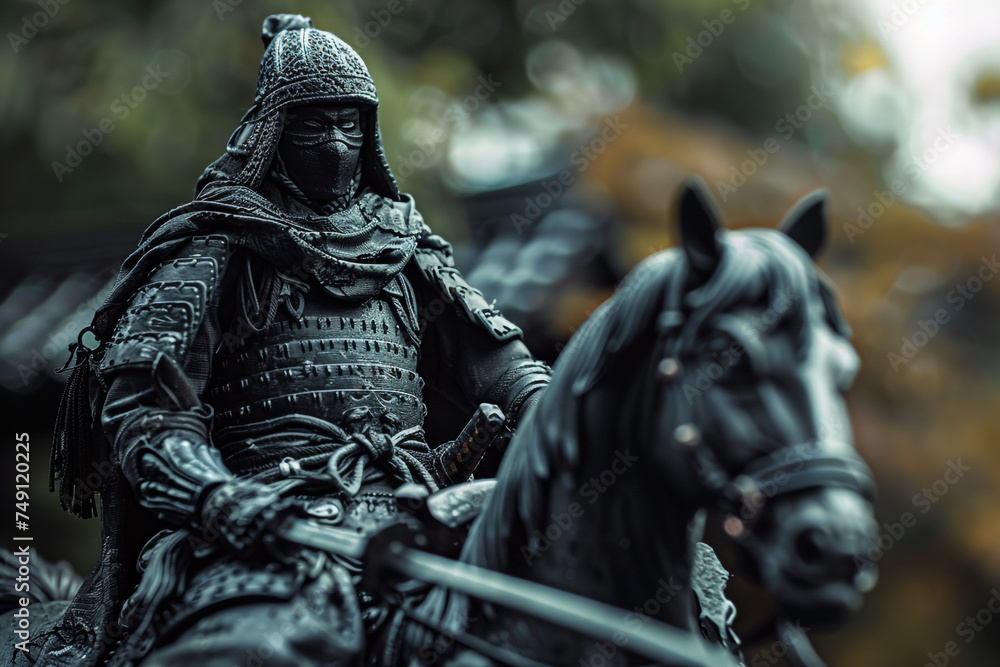 Knight on horseback background Knight on horseback background