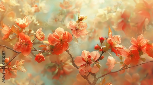 Abstract spring background.