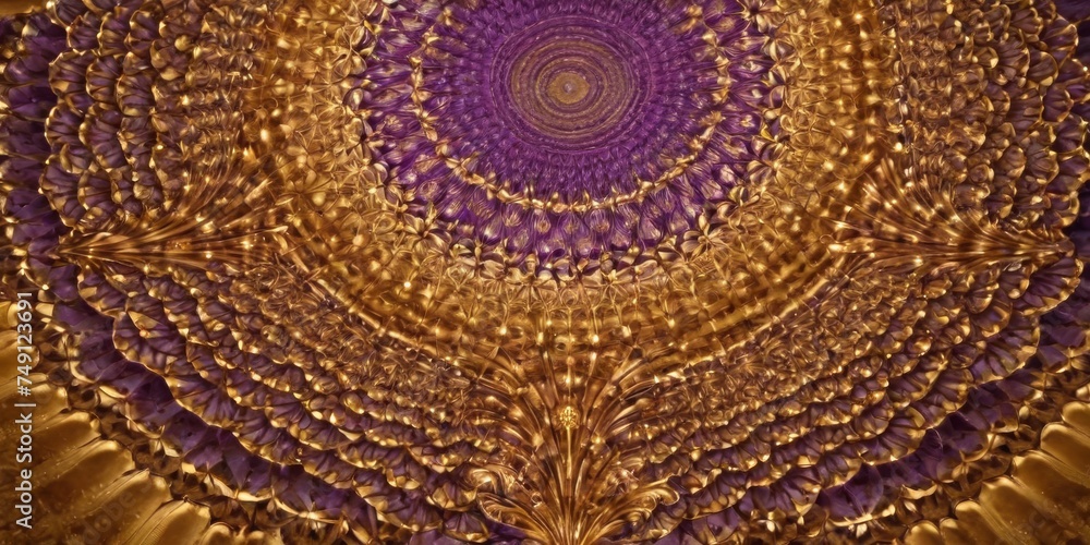 Ripples of Purple and golden Groove Mazelike Patterns Ripples of Purple and golden Groove Mazelike Patterns