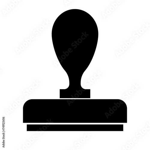 Stamp silhouette. Seal silhouette. Vector.