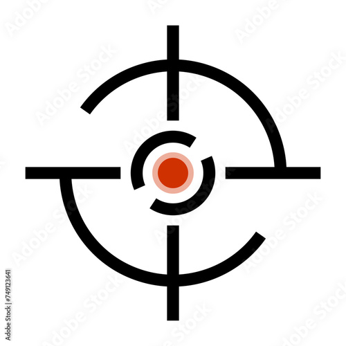 Modern target icon. Aim. Vector.