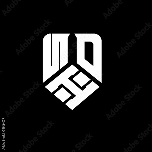 NIO letter logo design on black background. NIO creative initials letter logo concept. NIO letter design.
 photo