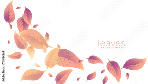 natural autumn leaves seasonal background design