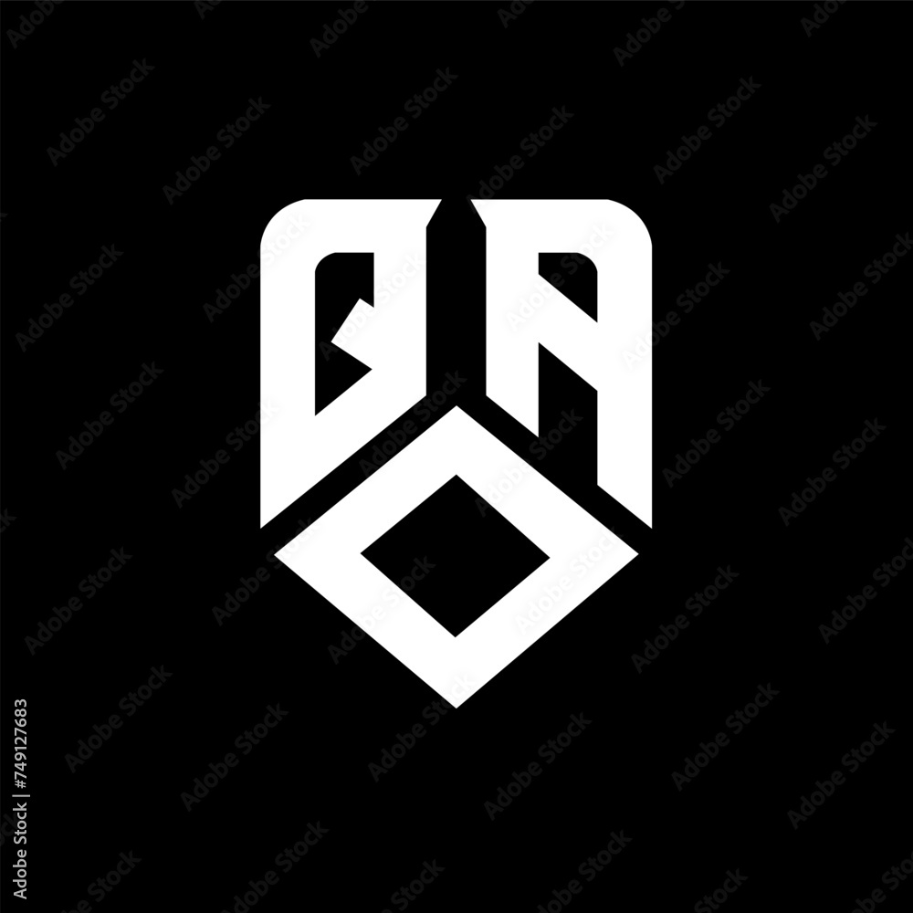QOA letter logo design on black background. QOA creative initials letter logo concept. QOA letter design.
QOA letter logo design on black background. QOA creative initials letter logo concept. QOA letter design.