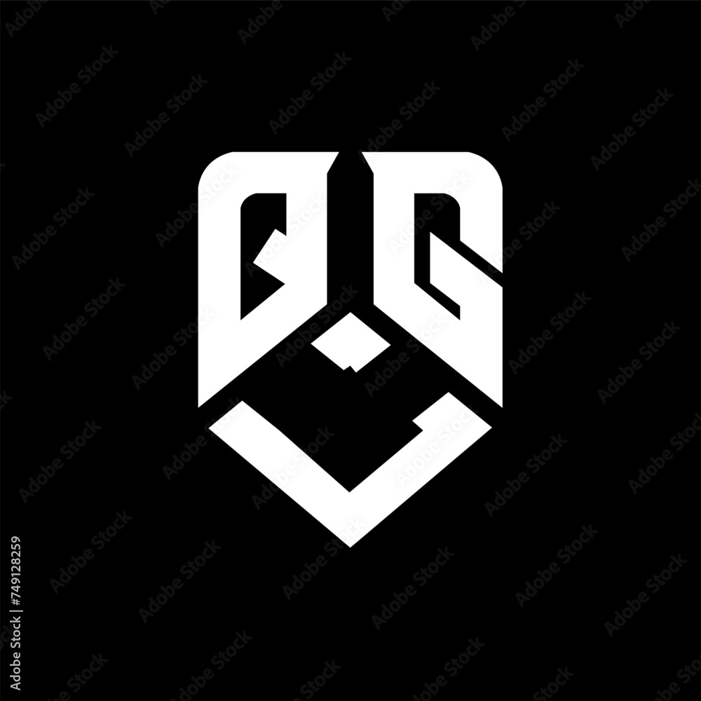 QLG letter logo design on black background. QLG creative initials letter logo concept. QLG letter design.
QLG letter logo design on black background. QLG creative initials letter logo concept. QLG letter design.