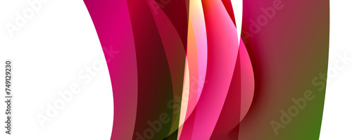 Trendy simple fluid color gradient abstract background with dynamic wave line effect. Vector Illustration For Wallpaper  Banner  Background  Card  Book Illustration  landing page