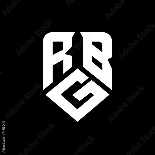 RGB letter logo design on black background. RGB creative initials letter logo concept. RGB letter design.

