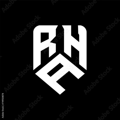 RAH letter logo design on black background. RAH creative initials letter logo concept. RAH letter design. 