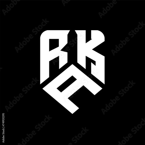 RAK letter logo design on black background. RAK creative initials letter logo concept. RAK letter design.
