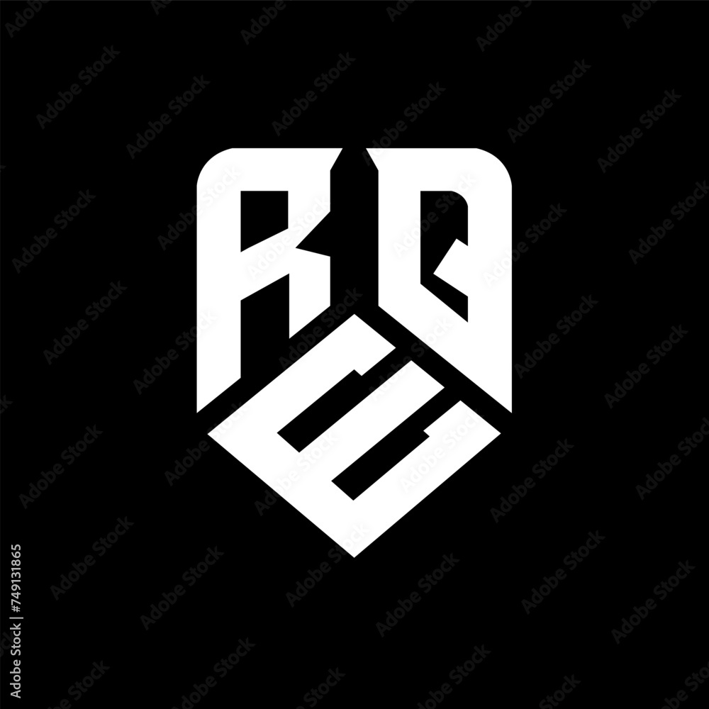 REQ letter logo design on black background. REQ creative initials letter logo concept. REQ letter design.
REQ letter logo design on black background. REQ creative initials letter logo concept. REQ letter design.