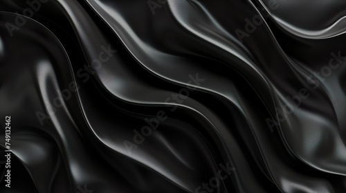 Abstract smooth black background. close-up texture black color