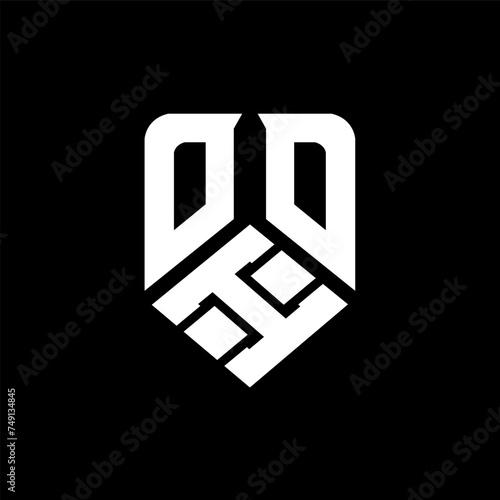 OIO letter logo design on black background. OIO creative initials letter logo concept. OIO letter design.
 photo