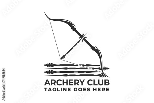 Archer Typography and Logo Design, Modern Archery Logo Elements for Your Brand, Dynamic Archery Theme Typography for Logos, Target the Best with Archery-Inspired Logos, Archery Logo, Bow and Arrow