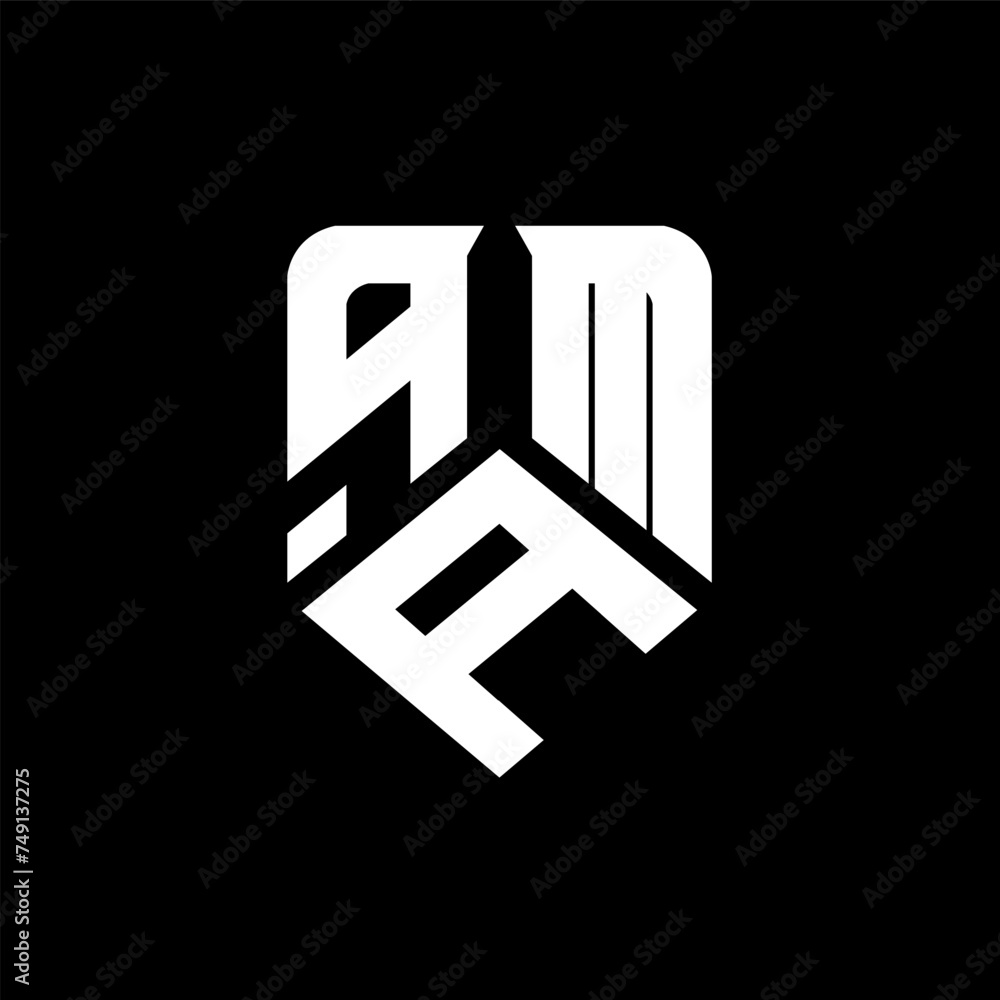 qAM letter logo design on black background. qAM creative initials letter logo concept. qAM letter design.
qAM letter logo design on black background. qAM creative initials letter logo concept. qAM letter design.