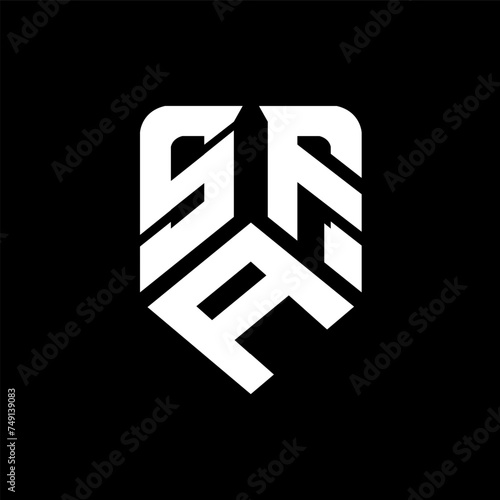 SAE letter logo design on black background. SAE creative initials letter logo concept. SAE letter design.
