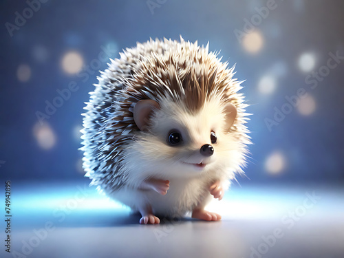 hedgehog Blur colorful lighting background