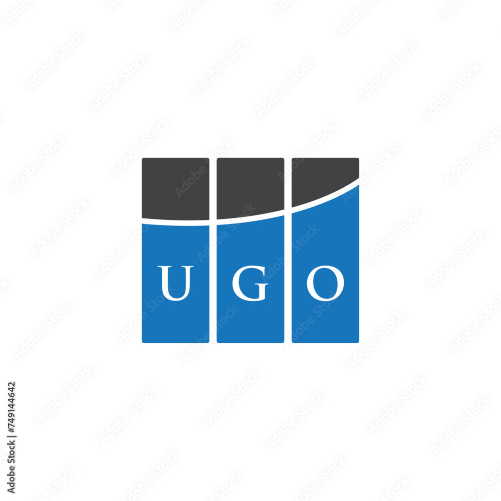 UGO letter logo design on black background. UGO creative initials letter logo concept. UGO letter design.
UGO letter logo design on black background. UGO creative initials letter logo concept. UGO letter design.