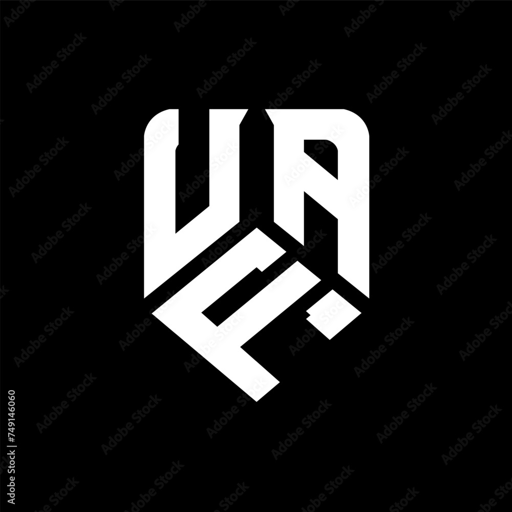 UFA letter logo design on black background. UFA creative initials letter logo concept. UFA letter design.
UFA letter logo design on black background. UFA creative initials letter logo concept. UFA letter design.