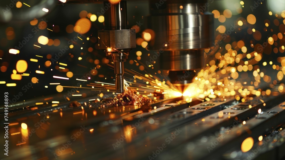 Creation's heartbeat echoes through the factory in the cacophony of machines cutting, welding, molding materials. Creation's heartbeat echoes through the factory in the cacophony of machines cutting, welding, molding materials.