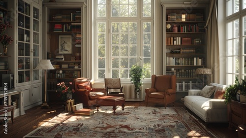 Visualize a cozy living space that blends traditional charm with modern functionality, embodying the warmth of home © MAY