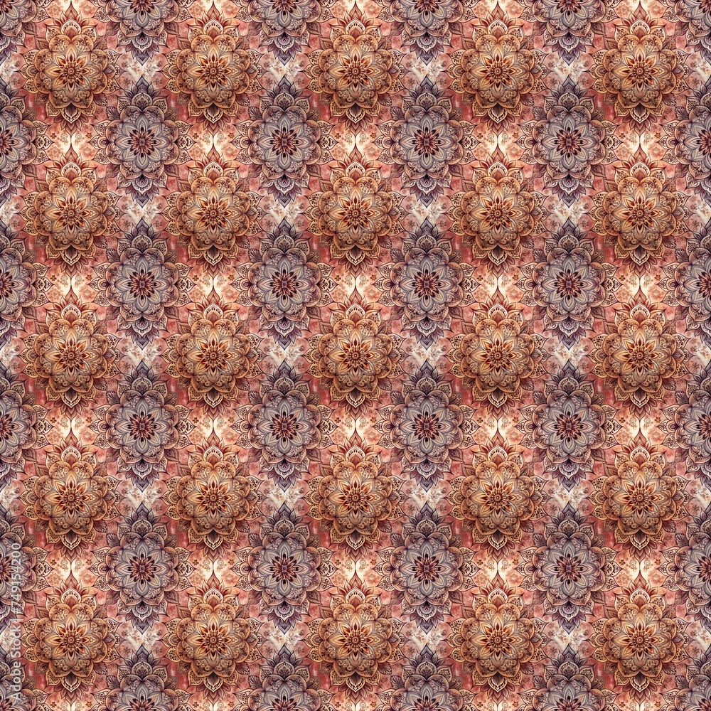 Seamless Design Pattern Printing Seamless Design Pattern Printing