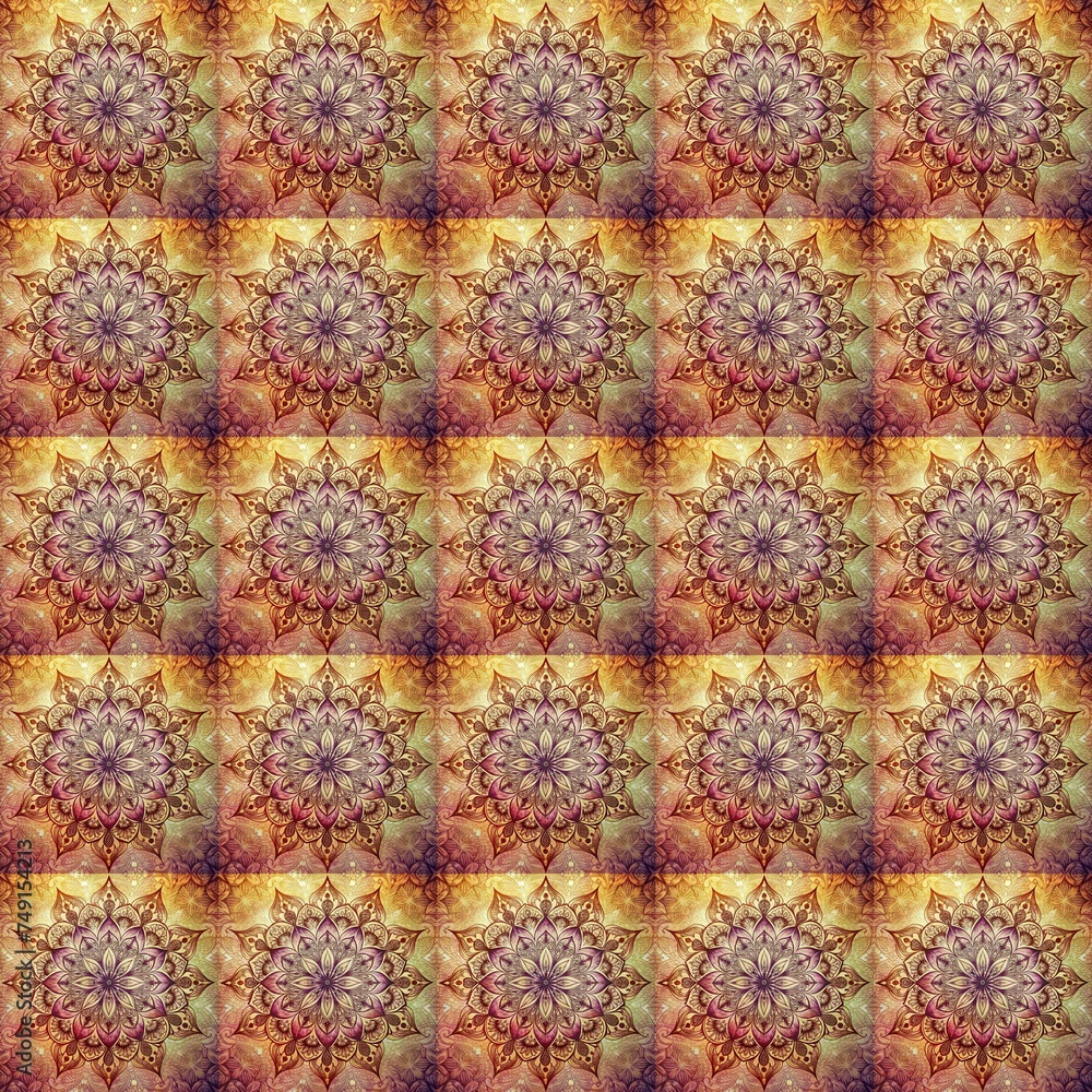 Seamless Design Pattern Printing Seamless Design Pattern Printing
