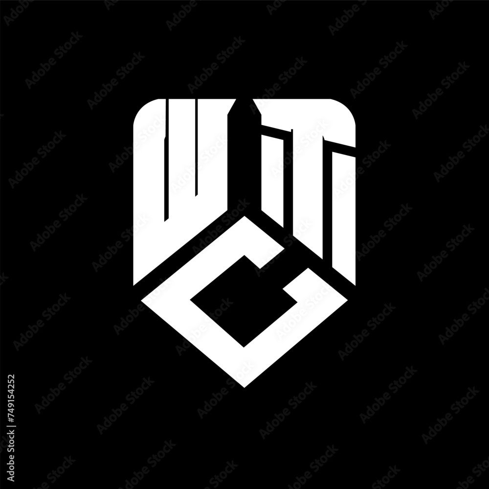 WCT letter logo design on black background. WCT creative initials letter logo concept. WCT letter design.
WCT letter logo design on black background. WCT creative initials letter logo concept. WCT letter design.