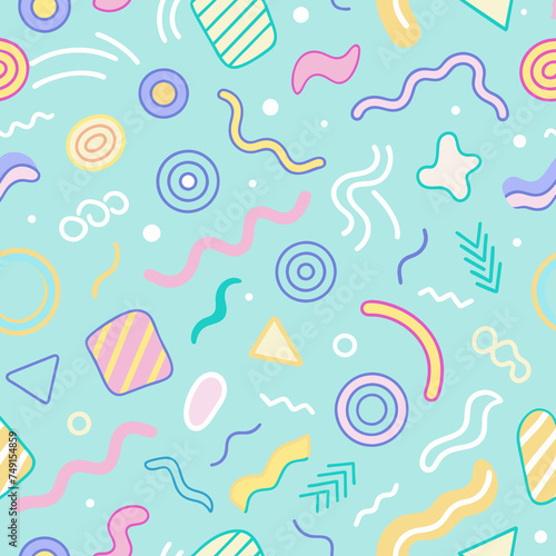 Hearts and stars seamless pattern, a versatile vector design set perfect for web icons, logos, and illustrations with elements of nature and summer vibes