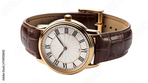 Fashionable wristwatch with lavish detailing