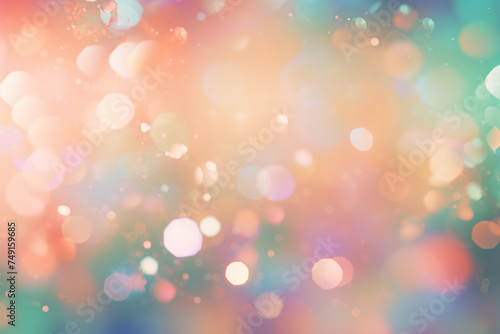 abstract background with bokeh Blur shape