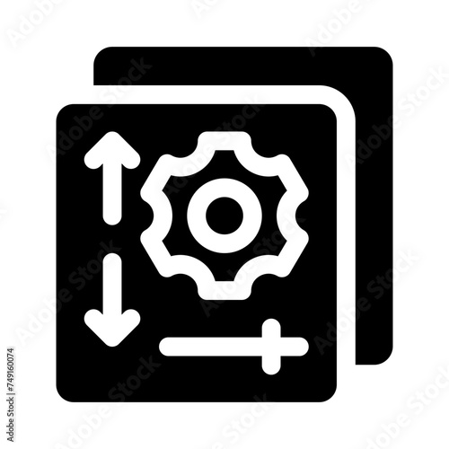 automation glyph icon