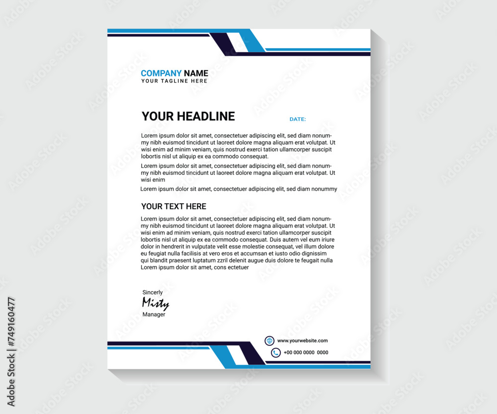 New Letter Head design for your company. New Letter Head design for your company.