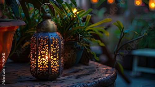 You simply wont find a more stunning candle lantern than this! Featuring such intricate patterns and cut work like an exotic treasure - generative ai