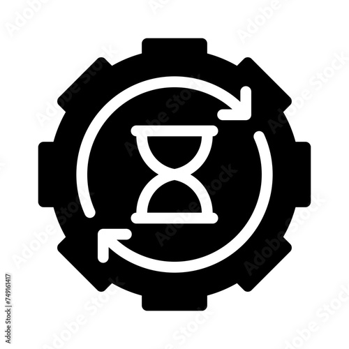 timing glyph icon
