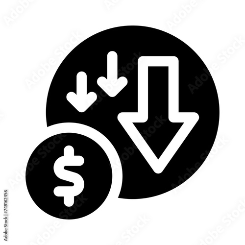 low price glyph icon